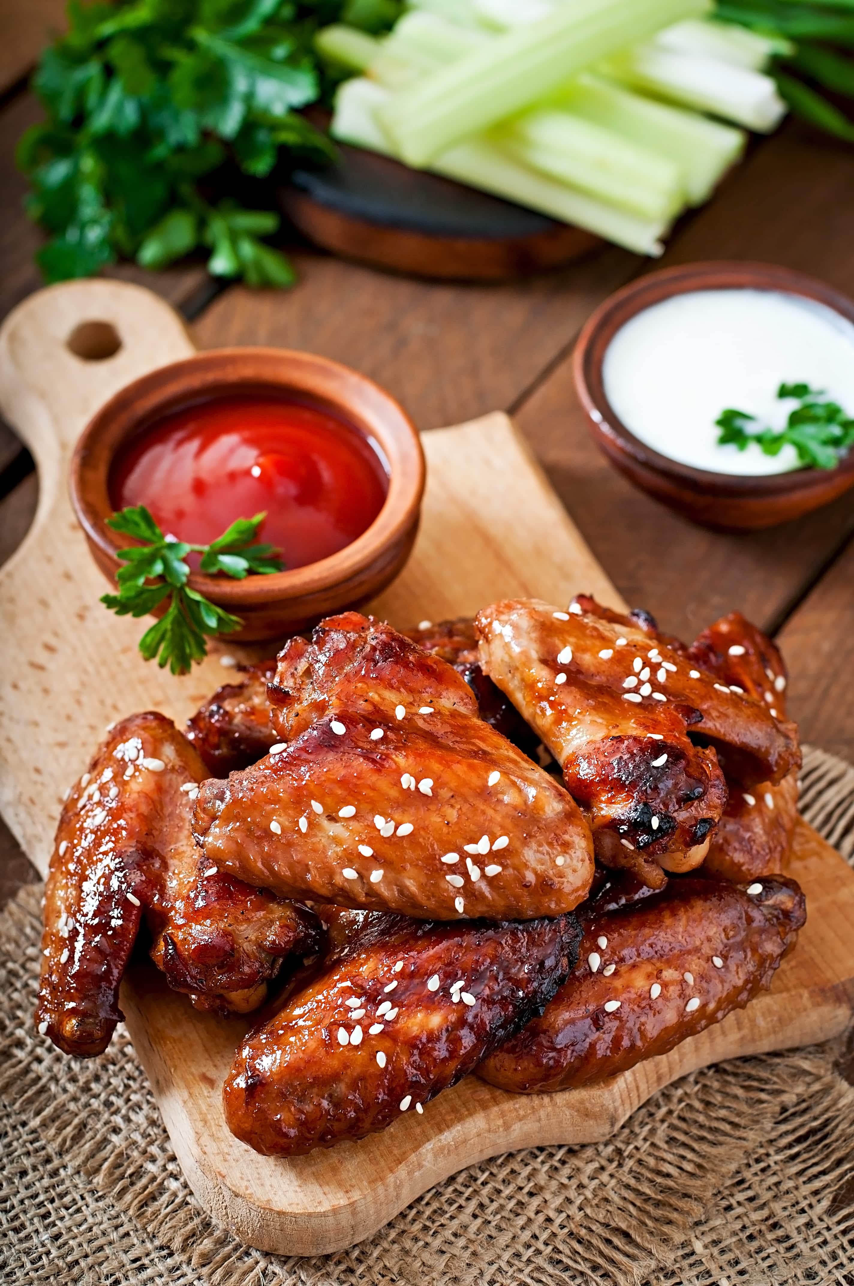 Chicken wings au sirop